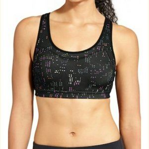 Athleta Fast Lane Triple Dare Confetti Sports Bra
